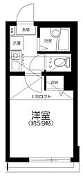 (仮称)リブ中央本町1丁目AP 1Kの間取図画像