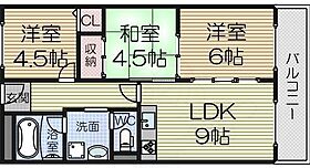 パークサイドマンション  ｜ 大阪府高石市東羽衣１丁目（賃貸マンション3LDK・4階・55.00㎡） その2