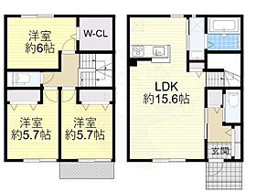 ソレイユ　Kei(ソレイユケイ)  ｜ 大阪府泉大津市条南町7番29号（賃貸アパート3LDK・1階・85.50㎡） その2