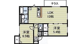 シャーメゾン神市  ｜ 大阪府堺市堺区神石市之町（賃貸アパート2LDK・1階・56.01㎡） その2