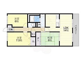 大阪府泉大津市池浦町１丁目（賃貸マンション3LDK・1階・75.88㎡） その2