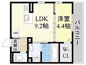 大阪府和泉市府中町４丁目4番4号（賃貸アパート1LDK・1階・35.30㎡） その2