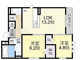 パサログランデ浜寺諏訪森  ｜ 大阪府堺市西区浜寺諏訪森町中２丁214番（賃貸アパート2LDK・1階・58.67㎡） その2