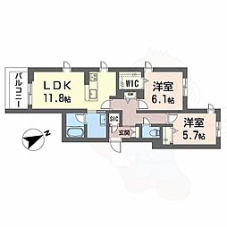 エクリアス浜寺 1階