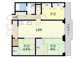 間取図画像 3LDK