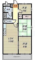 ルミエールマゴジ4 302 ｜ 大阪府高石市加茂２丁目（賃貸マンション3LDK・3階・63.00㎡） その2