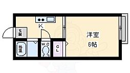 ドルチェ神明 1Kの間取図画像