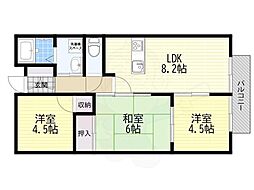 グランビュー・M 3LDKの間取図画像