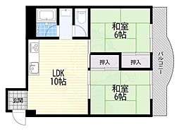 ニューハイツ諏訪森 2階/201