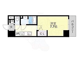 堺市西区鳳東町4丁マンション 1Kの間取図画像