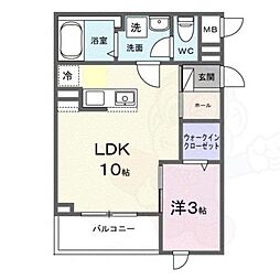 東羽衣6丁目アパート 3階/-