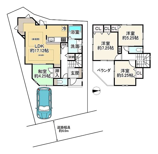 間取りを拡大表示