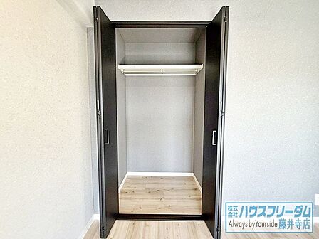 各居室収納確保されていますのでお部屋を広く使えます