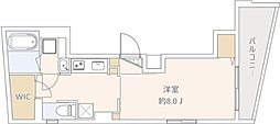GranDuo高円寺5 1Kの間取図画像