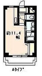 ハイツセイコー壱番館 ワンルームの間取図画像
