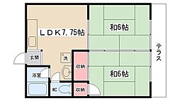 谷合ハイツ 1階/-