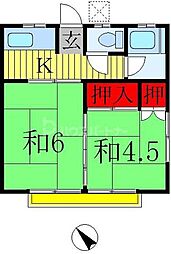 間取図画像 2K