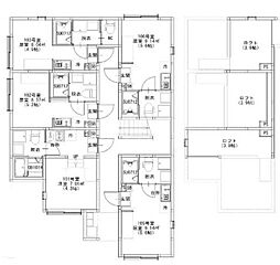 テラス金町 1階ワンルームの間取り