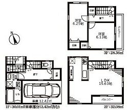 マイホームネクスト三郷戸ケ崎VII 1階2LDKの間取り