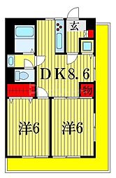 間取図画像 2DK