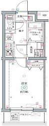 葛飾区奥戸2丁目マンション 1Kの間取図画像