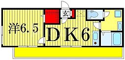 リーヴェルポート立石フェリーチェ 1DKの間取図画像