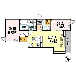 セレスティア堀切II II 1階/103
