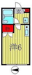 スクエア金町 ワンルームの間取図画像