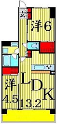 アデニウムザ・オアシスガーデン 2LDKの間取図画像