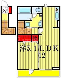 グランベル 1LDKの間取図画像