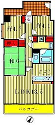 RJRRECROSS立石 3LDKの間取図画像