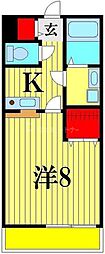 InfogliaAxis 1Kの間取図画像