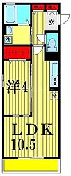 コンフォート 1LDKの間取図画像