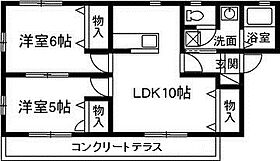 ヴィラエスポワール 102 ｜ 群馬県渋川市中郷606-54（賃貸アパート2LDK・1階・50.62㎡） その2