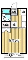 ＦＬＡＴ　ＨＡＲＡII 105 ｜ 埼玉県草加市住吉1丁目（賃貸アパート1K・1階・23.00㎡） その2