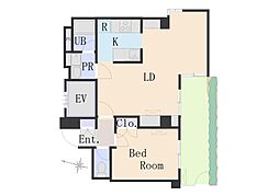 間取図画像 1LDK