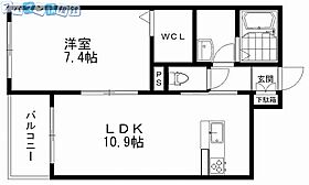 シャーメゾン川端町  ｜ 新潟県新潟市中央区川端町3丁目（賃貸マンション1LDK・1階・46.96㎡） その2