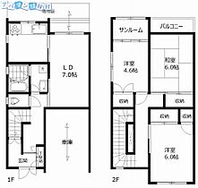 関屋松波町メゾネット  ｜ 新潟県新潟市中央区関屋松波町3丁目（賃貸タウンハウス3LDK・1階・96.85㎡） その2