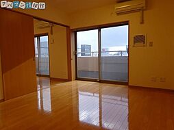 富士マンション 8階1LDKのリビング/ダイニング