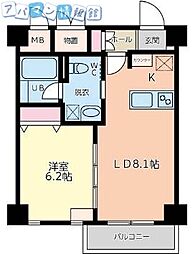 Kayasumitopia 1LDKの間取図画像