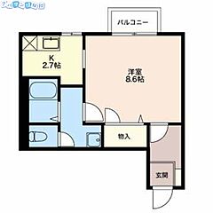 物件の間取り