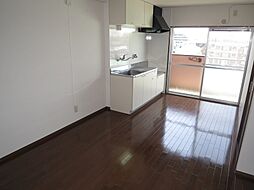 大和コーポ 3階2LDKのリビング/ダイニング