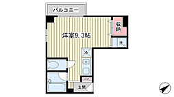 メルシー小山 ワンルームの間取図画像