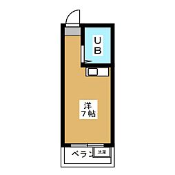間取図画像 ワンルーム