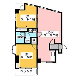 エタニティーマンション和田第三の間取図画像
