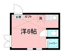 グレースマリー ワンルームの間取図画像