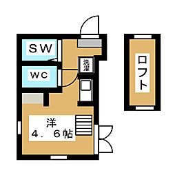 アーバンプレイス中野坂3・B ワンルームの間取図画像