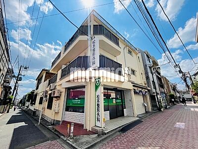 外観：北口の商店街沿いです