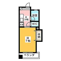 間取図画像 1K