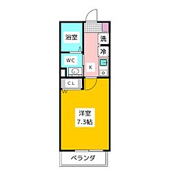 FERIO上井草 1階1Kの間取り